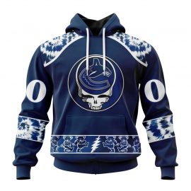 Personalized Vancouver Canucks Unique Design The Greatful Dead Custom Jersey