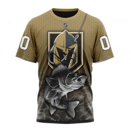 Personalized Vegas Golden Knights Specialized Fishing Style Short Sleeve