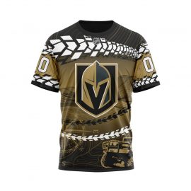 Personalized Vegas Golden Knights Off Road Style Short Sleeve For Fan