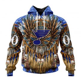 Personalized St Louis Blues Special Native Costume Design Custom Jersey For Fan