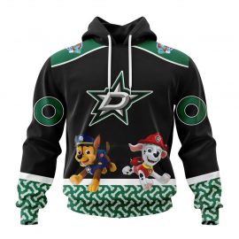 Personalized Dallas Stars Special Paw Patrol Design Custom Jersey For Fan