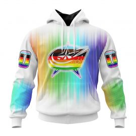 Personalized Columbus Blue Jacketss Special Design For Pride Month Short Sleeve