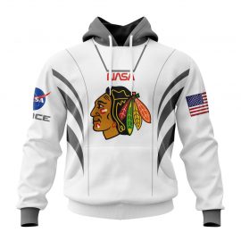 Personalized Chicago Unique BlackHawks Special Space Force Astronaut Custom Jersey