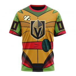 Personalized Vegas Golden Knights Teenage Mutant Ninja Turtles Short Sleeve