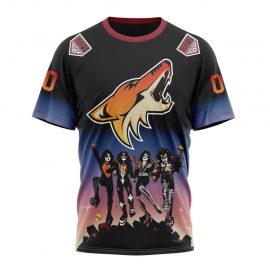 Personalized Arizona Coyotes Kiss Band Design Special Jersey For Fan