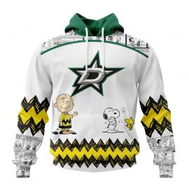Personalized Dallas Stars Special Snoopy Design Custom Jersey For Fan
