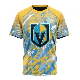 Personalized Vegas Golden Knights Fearless Against Childhood Cancer Short Sleeve