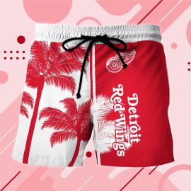 Detroit Red Wings Unique Hawaii Style Special Men Beach Shorts Gift For Fan