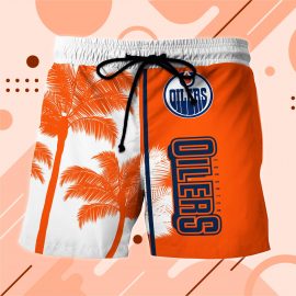 Edmonton Special Oilers Unique Hawaii Style Men Beach Shorts Gift For Fan