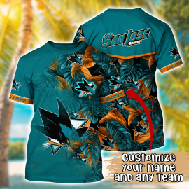 San Jose Special Sharks Cool Style Unique Hawaii Short Sleeve Gift For Men Women II