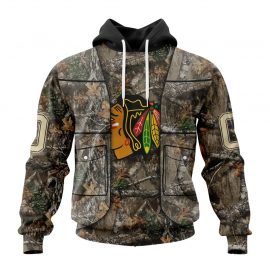 Personalized Chicago Special Blackhawks Camo Realtree Hunting Custom Jersey For Fan II
