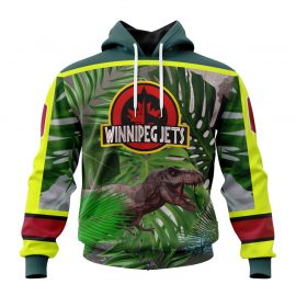 Personalized Winnipeg Jets Custom Jersey Jurassic World Custom Jersey