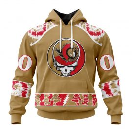 Personalized Ottawa Senators Unique Design The Greatful Dead Custom Jersey