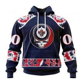 Personalized Winnipeg Jets Unique Design The Greatful Dead Custom Jersey