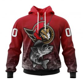 Personalized Ottawa Senators Specialized Fishing Style Custom Jersey