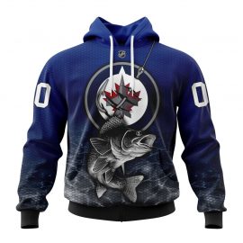 Personalized Winnipeg Jets Specialized Fishing Style Custom Jersey