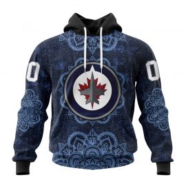 Personalized Winnipeg Jets Mandala Style Custom Jersey For Fan