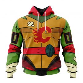 Personalized Calgary Flames Teenage Mutant Ninja Turtles Custom Jersey