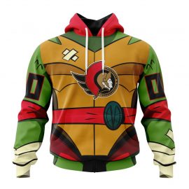 Personalized Ottawa Senators Teenage Mutant Ninja Turtles Custom Jersey