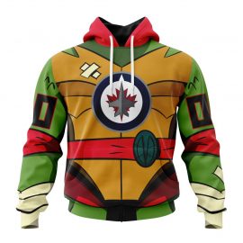 Personalized Winnipeg Jets Teenage Mutant Ninja Turtles Custom Jersey