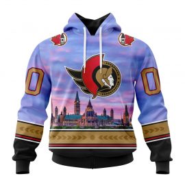 Personalized Ottawa Senators Special Design With Parliament Hill Custom Jersey