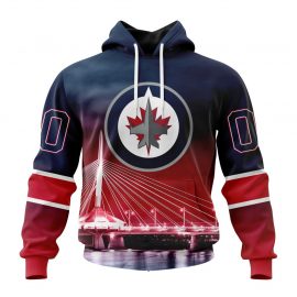 Personalized Winnipeg Jets Special Design With Esplanade Riel Custom Jersey