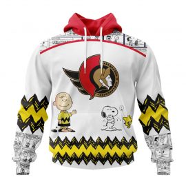 Personalized Ottawa Senators Special Snoopy Design Custom Jersey For Fan
