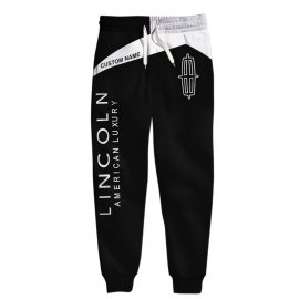 Lincoln Full Unique Design Cool Racing Style Special Sweatpants Gift Idea For Fan I