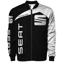 SEAT Unique Design Cool Racing Style Bomber Jacket Gift Idea For Fan I