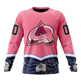 Personalized Colorado Unique Avalanche Fights Cancer Design Long Sleeve