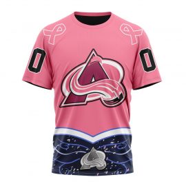 Personalized Colorado Unique Avalanche Fights Cancer Design Short Sleeve