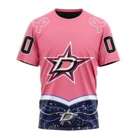 Personalized Dallas Stars Specialized Fights Cancer Design Short Sleeve