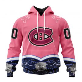 Personalized Montreal Canadiens Specialized Fights Cancer Design Custom Jersey