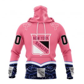 Personalized New York Unique Rangers Fights Cancer Design Masked Jersey