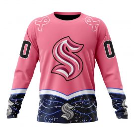 Personalized Seattle Kraken Specialized Fights Cancer Design Long Sleeve