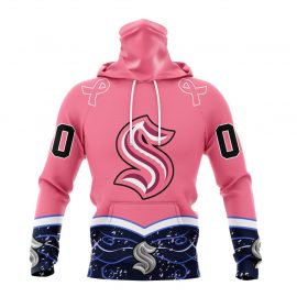 Personalized Seattle Kraken Specialized Fights Cancer Design Masked Jersey