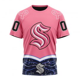 Personalized Seattle Kraken Specialized Fights Cancer Design Short Sleeve