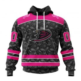 Personalized Anaheim Ducks Pink In The Rink Fight Breast Cancer Custom Jersey