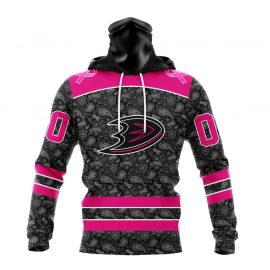Personalized Anaheim Ducks Pink In The Rink Fight Breast Cancer Masked Jersey