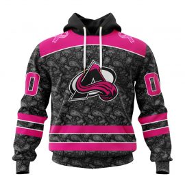 Personalized Colorado Unique Avalanche Pink In The Rink Fight Breast Cancer Custom Jersey