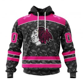 Personalized Chicago Unique Blackhawks Pink In The Rink Fight Breast Cancer Custom Jersey