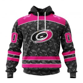 Personalized Carolina Unique Hurricanes Pink In The Rink Fight Breast Cancer Custom Jersey