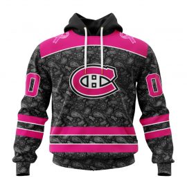 Personalized Montreal Canadiens Pink In The Rink Fight Breast Cancer Custom Jersey
