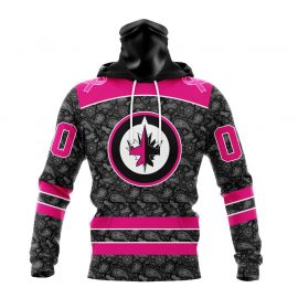 Personalized Winnipeg Jets Pink In The Rink Fight Breast Cancer Masked Jersey