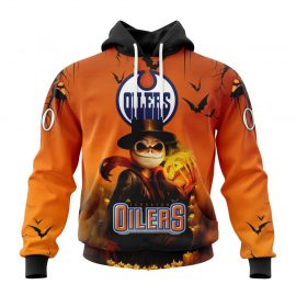 Personalized Edmonton Unique Oilers Special Halloween Concepts Custom Jersey