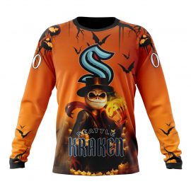 Personalized Seattle Kraken Special Halloween Concepts Long Sleeve