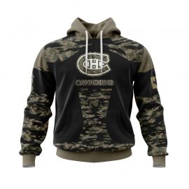Personalized Montreal Canadiens Honor Veterans Military Member Custom Jersey