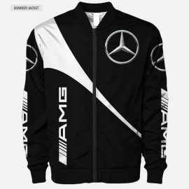 AMG Unique Design Cool Bomber Jacket Racing Style Gift Idea For Fan IV