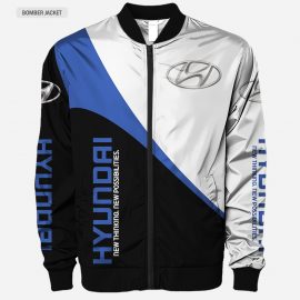 Hyundai Racing Design Unique Style Cool Bomber Jacket Gift Idea For Fan IV