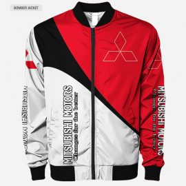 Mitsubishi Racing Design Unique Style Cool Bomber Jacket Gift Idea For Fan III